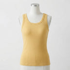 Nora's Ribbed Cotton Built-in Bra Tank