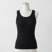 Nora's Ribbed Cotton Built-in Bra Tank