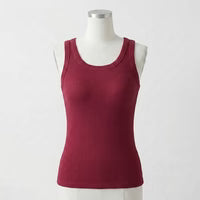 Nora's Ribbed Cotton Built-in Bra Tank