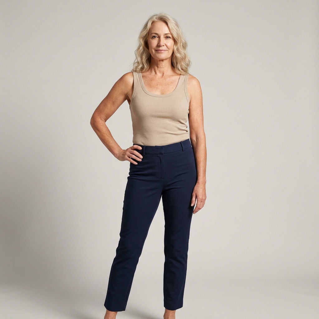 Nora's Ribbed Cotton Built-in Bra Tank